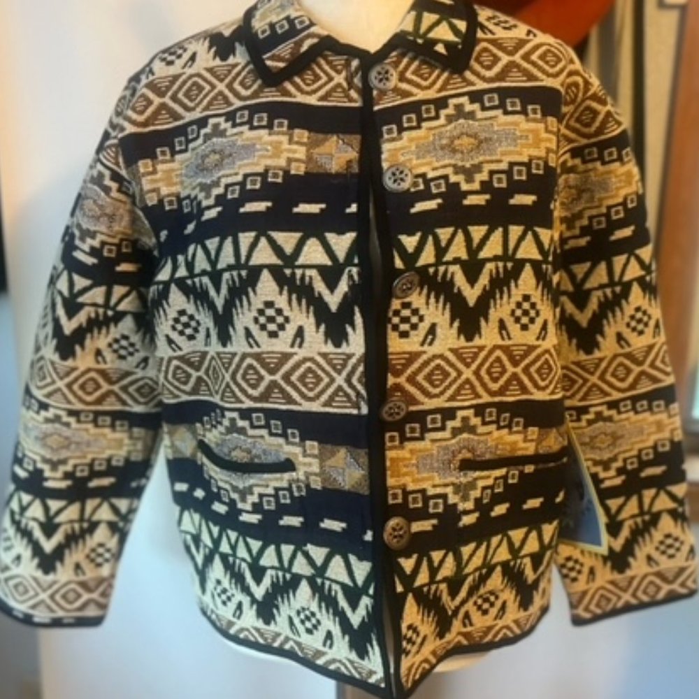 Classic Vintage Inspired Southwestern Pattern Jacket